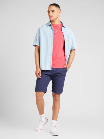 TOPMAN Slim fit Chino Pants in Blue