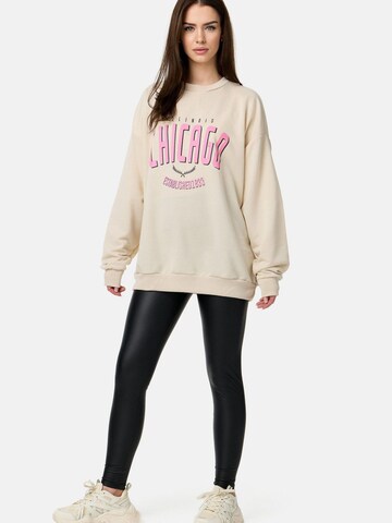 Worldclassca Oversizepullover 'Chicago'‌‌‌‌‌‌ in Beige