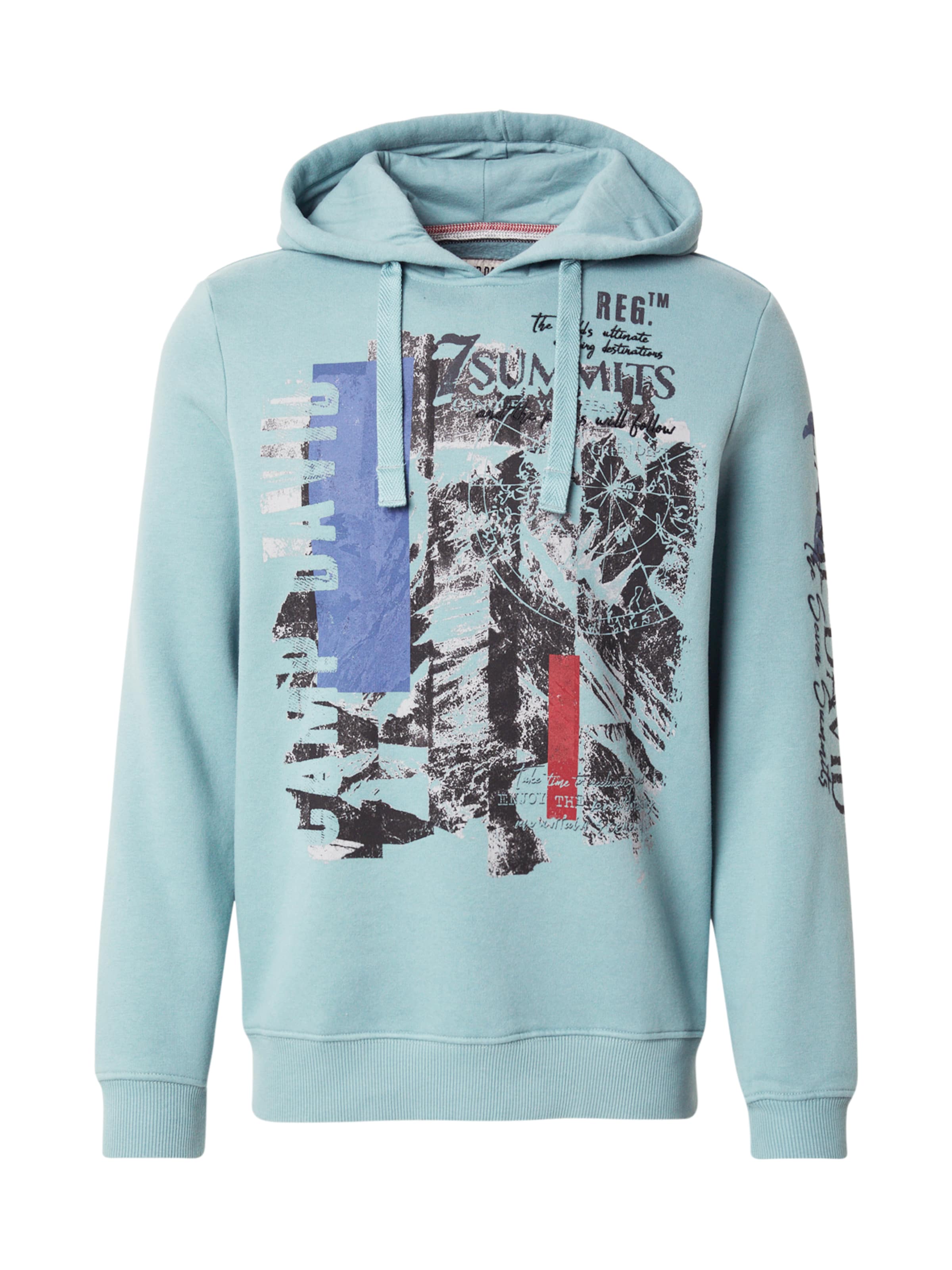 CAMP DAVID - Sweatshirt em azul: frente