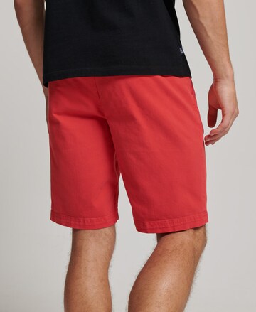 Superdry Slim fit Chino Pants in Red
