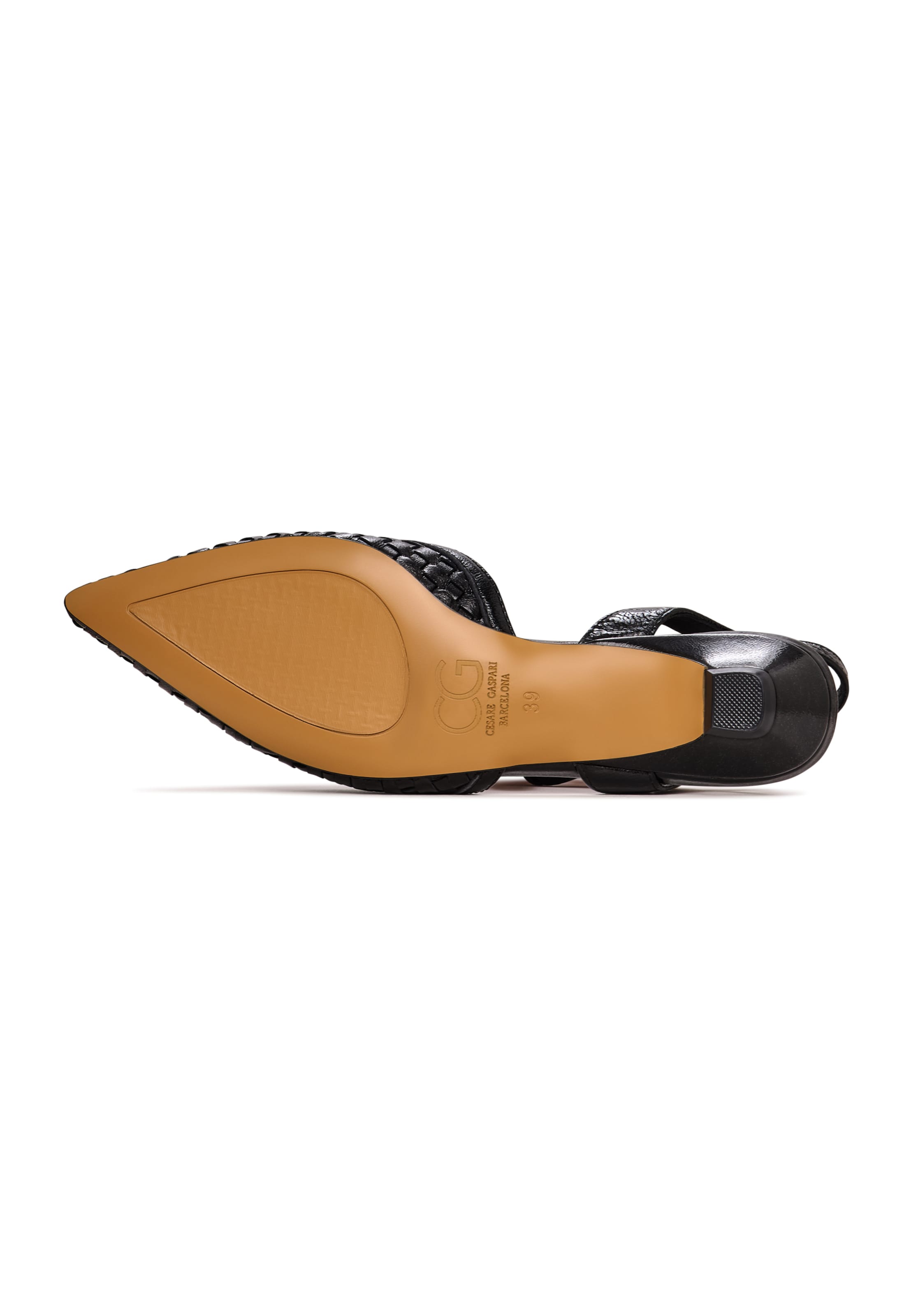 CESARE GASPARI Slingback pumps in Black