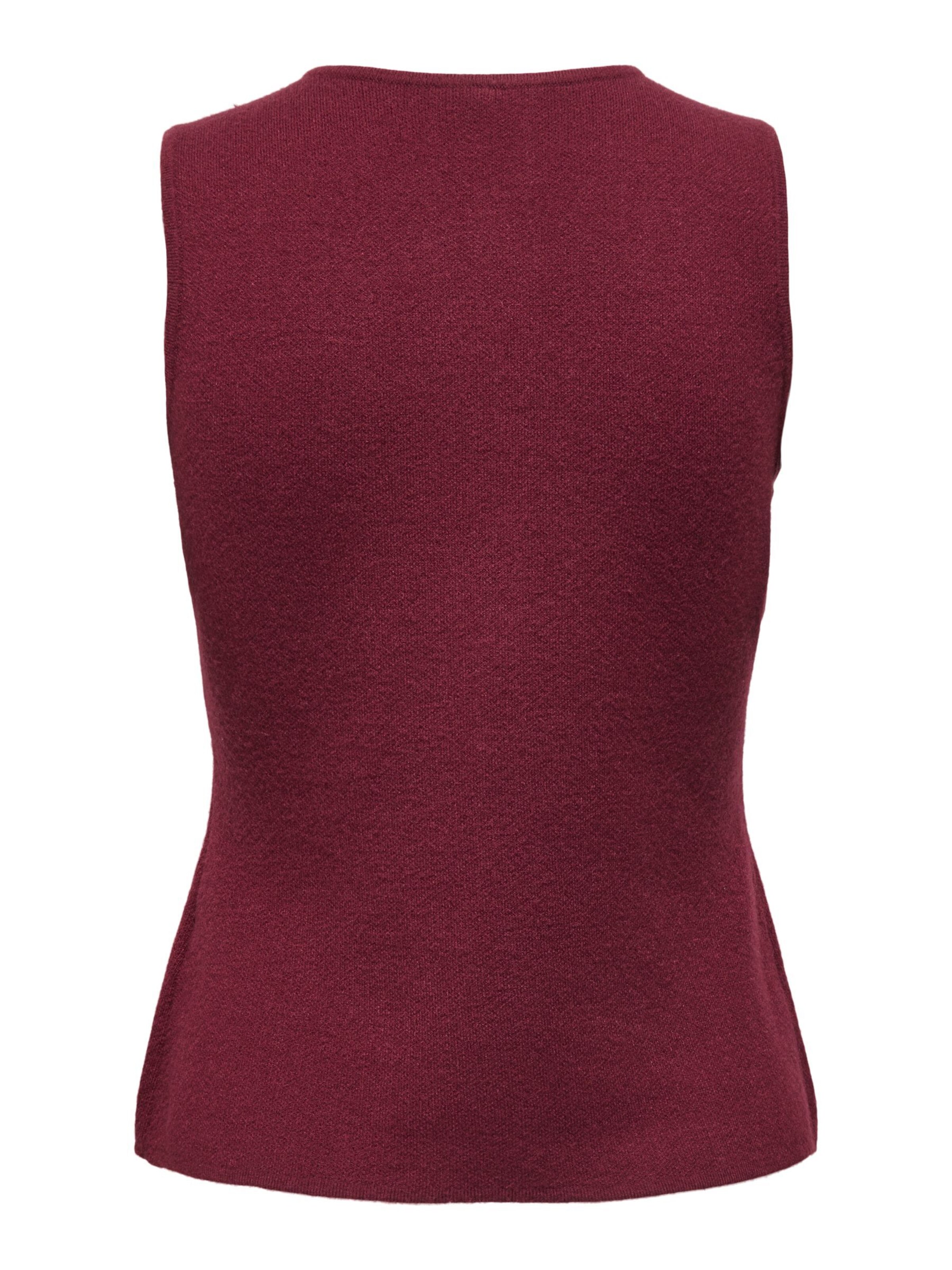 Gilet in maglia 'ONLIbi' di ONLY in rosso