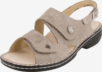 Finn Comfort Sandaal 'Milos' in Beige: voorkant