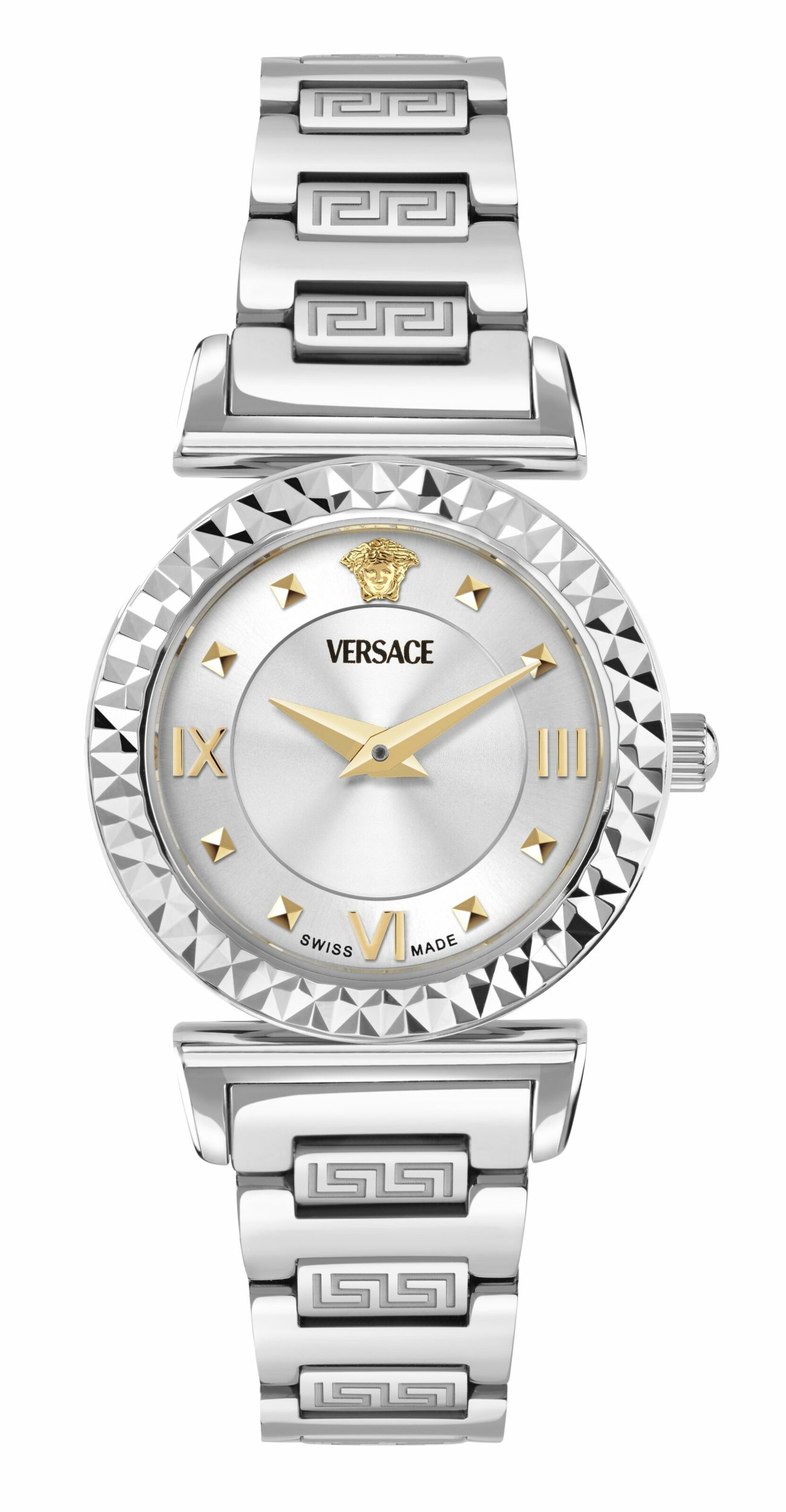 VERSACE Analoog horloge in de kleur Zilver, Productweergave