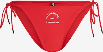 Pantaloncini per bikini di Karl Lagerfeld in rosso: frontale