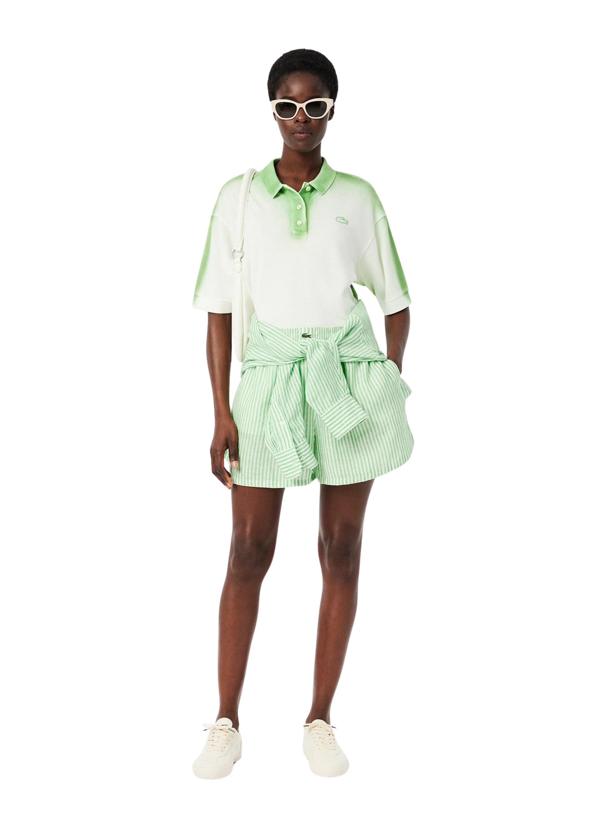 Loosefit Pantaloni di LACOSTE in bianco