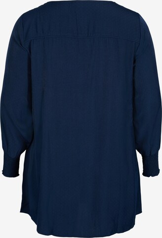 Zizzi Tuniek 'XMASYA' in Blauw