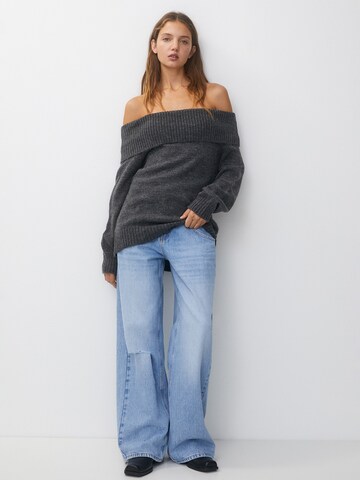 Pull&Bear Pulóver - szürke