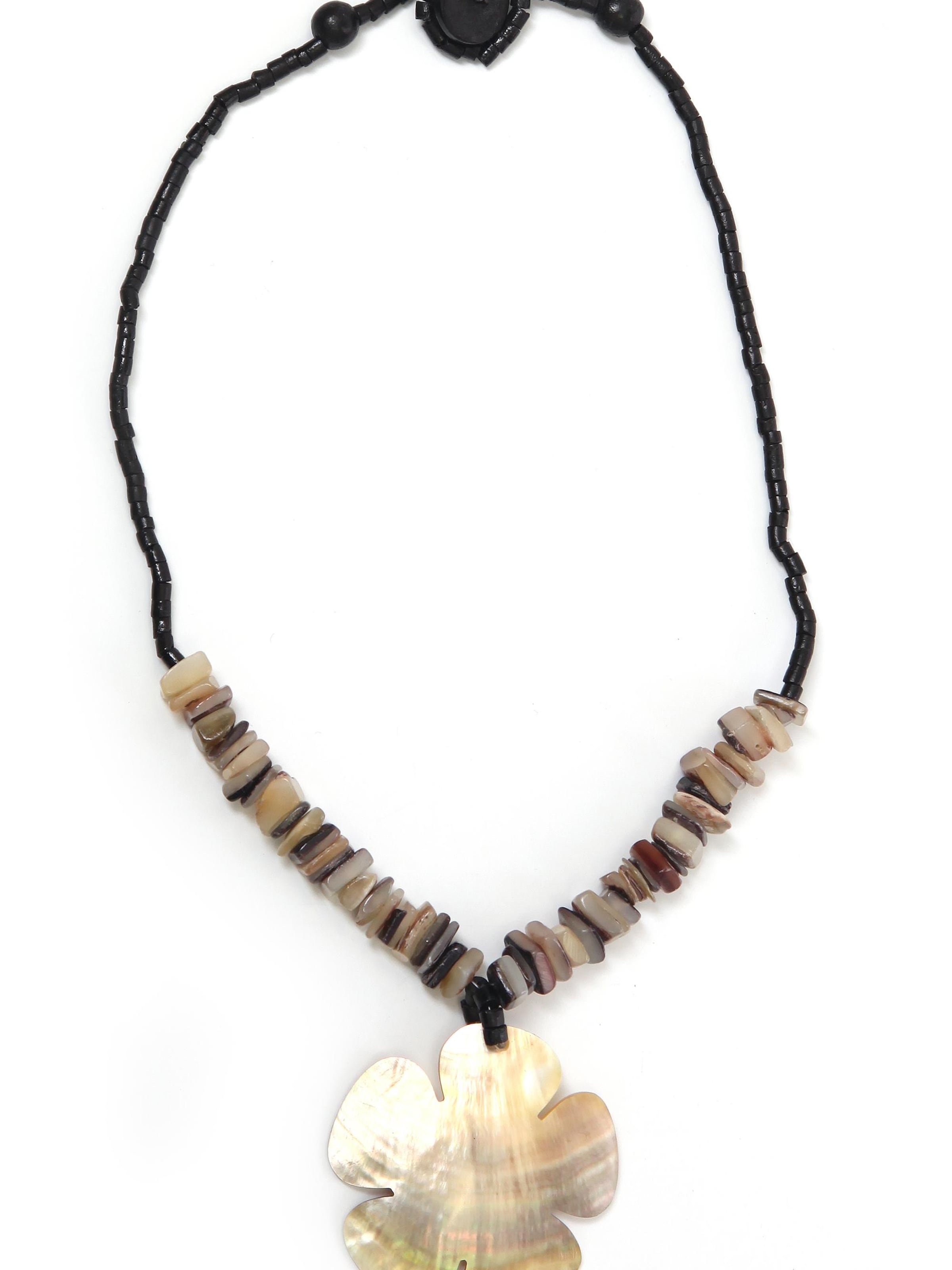 COLLEZIONE ALESSANDRO Kette 'Kay'‌‌‌ in Schwarz: Vorderseite