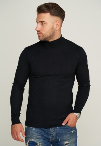 behype Sweater 'MKBONI' in Black: front