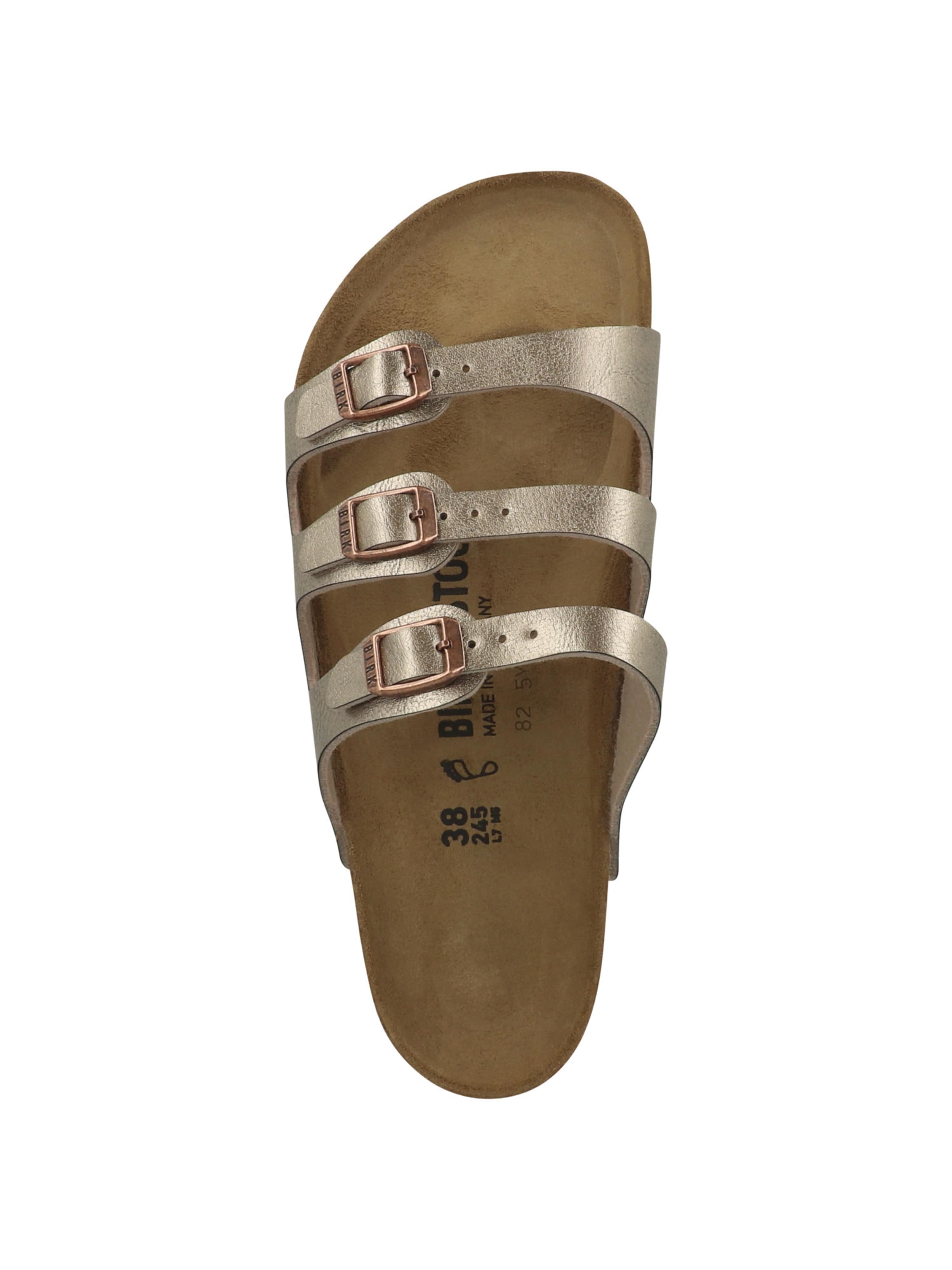 BIRKENSTOCK - Sapato aberto 'Florida' em castanho