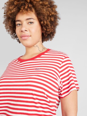 Levi's® Plus Shirt 'PL The Perfect Tee' in Rot