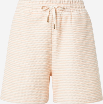 NÜMPH Regular Broek 'DEVON' in Beige: voorkant