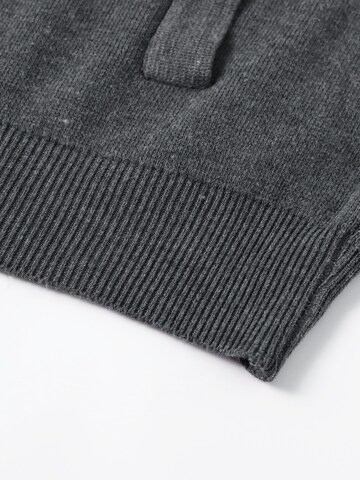 ALLTHEMEN Gebreid vest 'Luftmasche' in Grijs