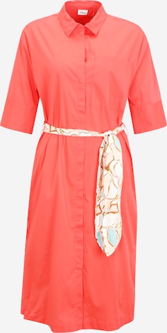 s.Oliver BLACK LABEL Shirt dress in Orange: front