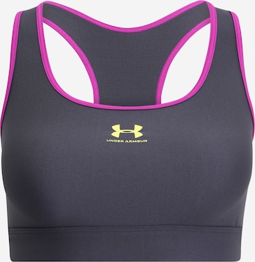 UNDER ARMOUR Sports Bra in Grey: front