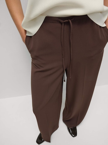 Marks & Spencer Wide leg Broek in Bruin