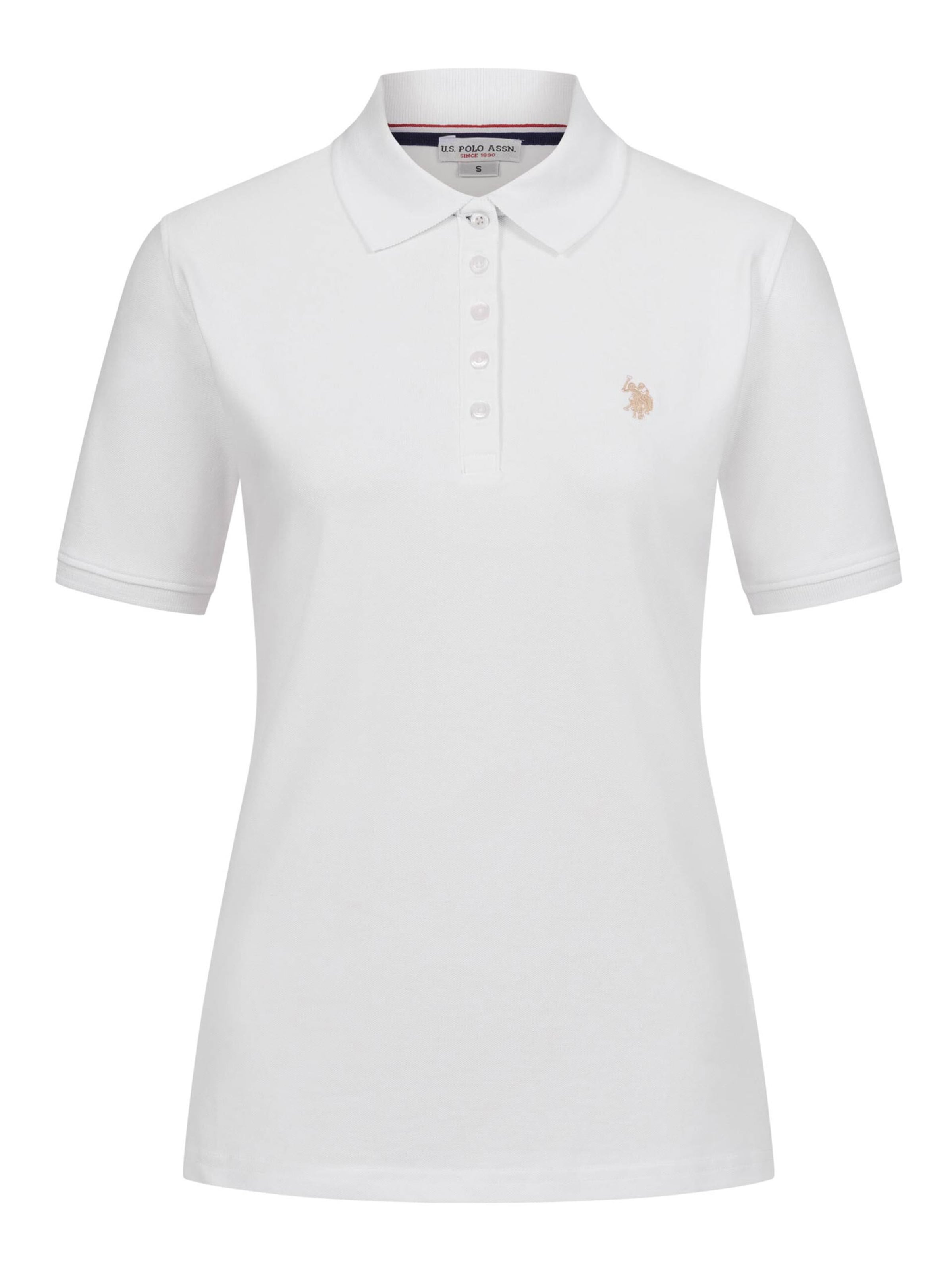 U.S. POLO ASSN. Shirt 'P007' in White: front