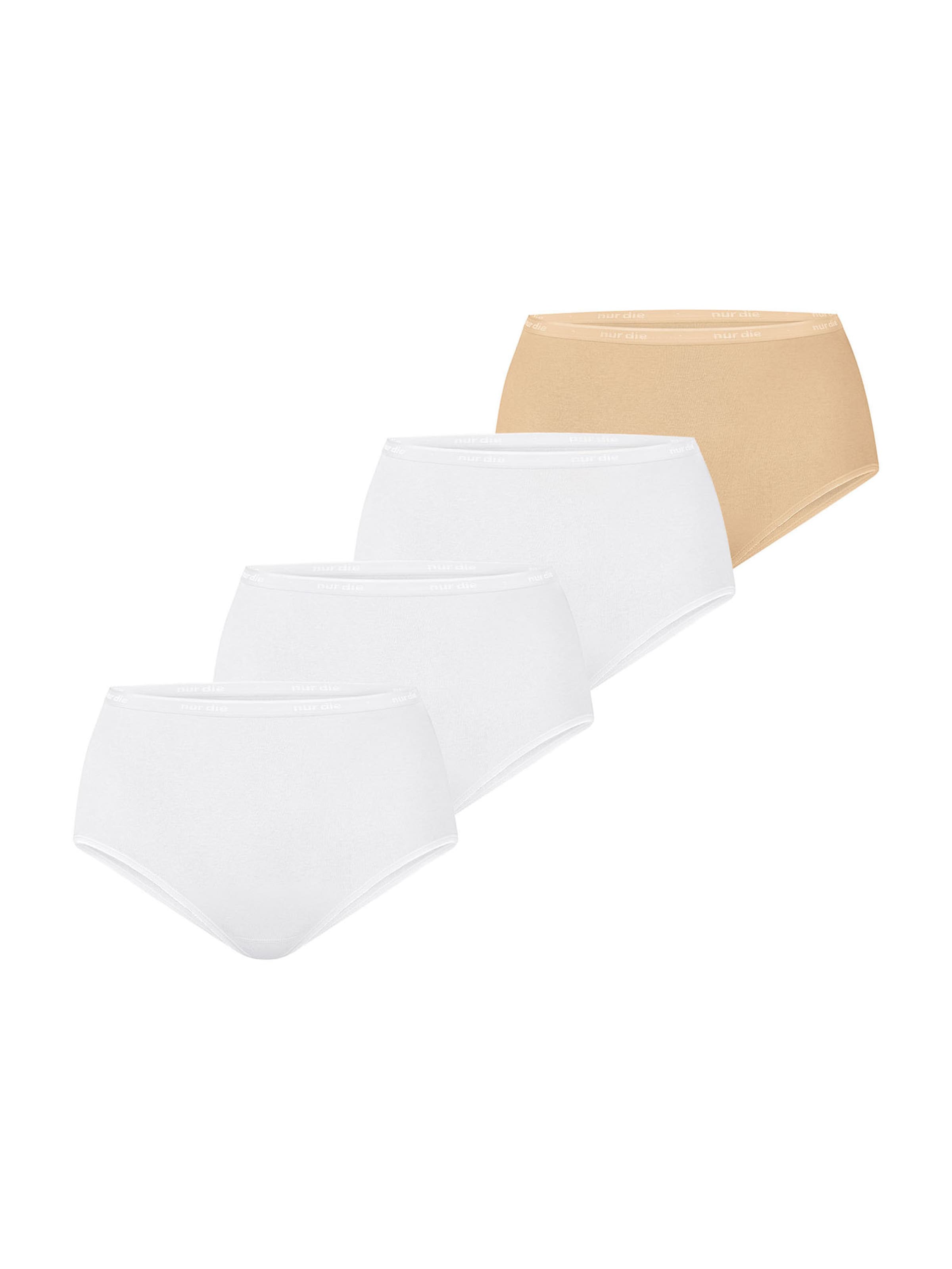 Slip ' Bio-Baumwolle ' Nur Die en beige : devant