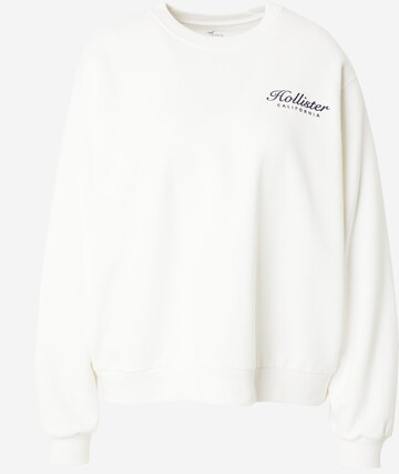 HOLLISTER Sweatshirt i hvid: forside