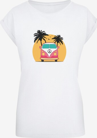 Maglietta 'Summer - Van' di Merchcode in bianco: frontale