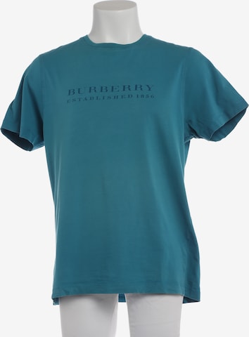 BURBERRY T-Shirt L in Blau: Vorderseite