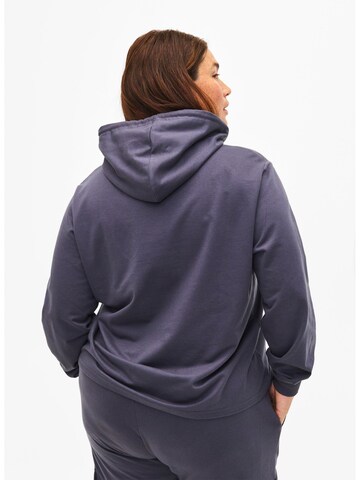 Active by Zizzi - Sweatshirt de desporto 'ASILKE' em cinzento