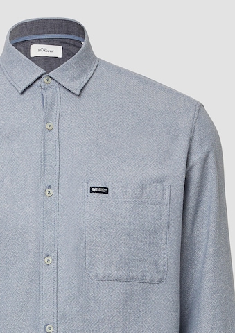Coupe regular Chemise s.Oliver en bleu
