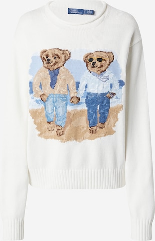 Polo Ralph Lauren Sweater in White: front