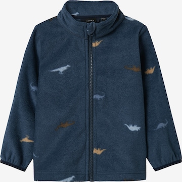 NAME IT Fleecejacke 'NMNSPEKTRA' in Blau: Vorderseite