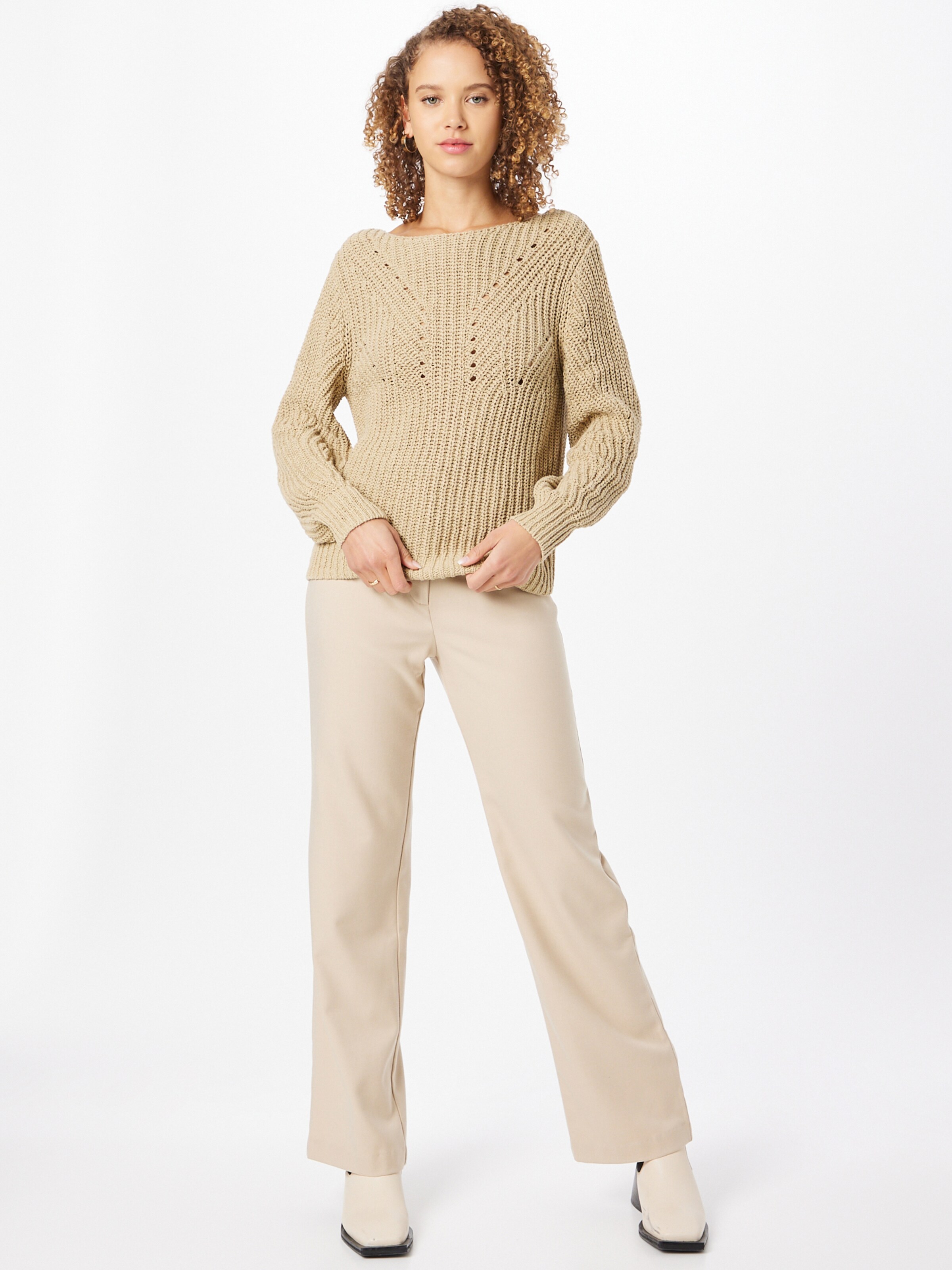 Frauen Pullover & Strick ESPRIT Pullover in Sand - ES21229