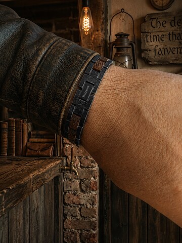 Holzwerk - Pulsera 'ARENDSEE' en gris: frente