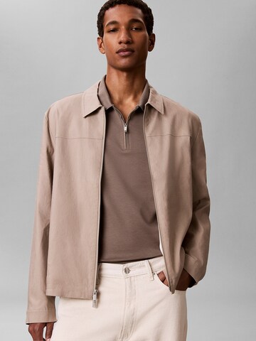 T-Shirt Calvin Klein en marron