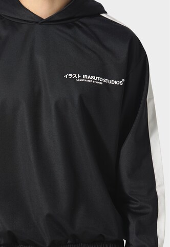 Irasuto Studios Sweatshirt 'Tricote' in Schwarz
