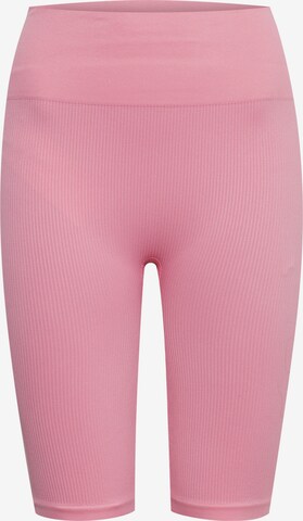 Pantalon de sport 'SAHANA' The Jogg Concept en rose : devant