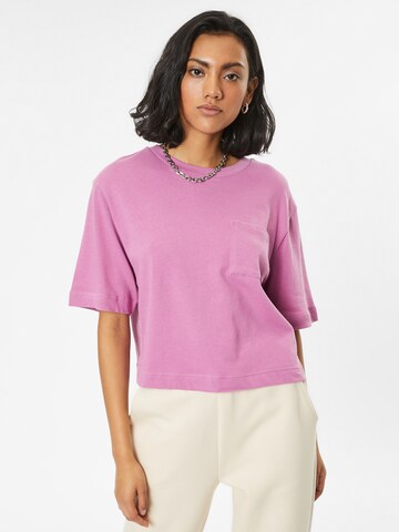 GAP Shirt 'REISSUE' in Lila: voorkant