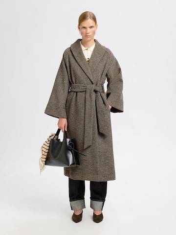 Cappotto di mezza stagione 'SLFIDA' di SELECTED in beige: frontale