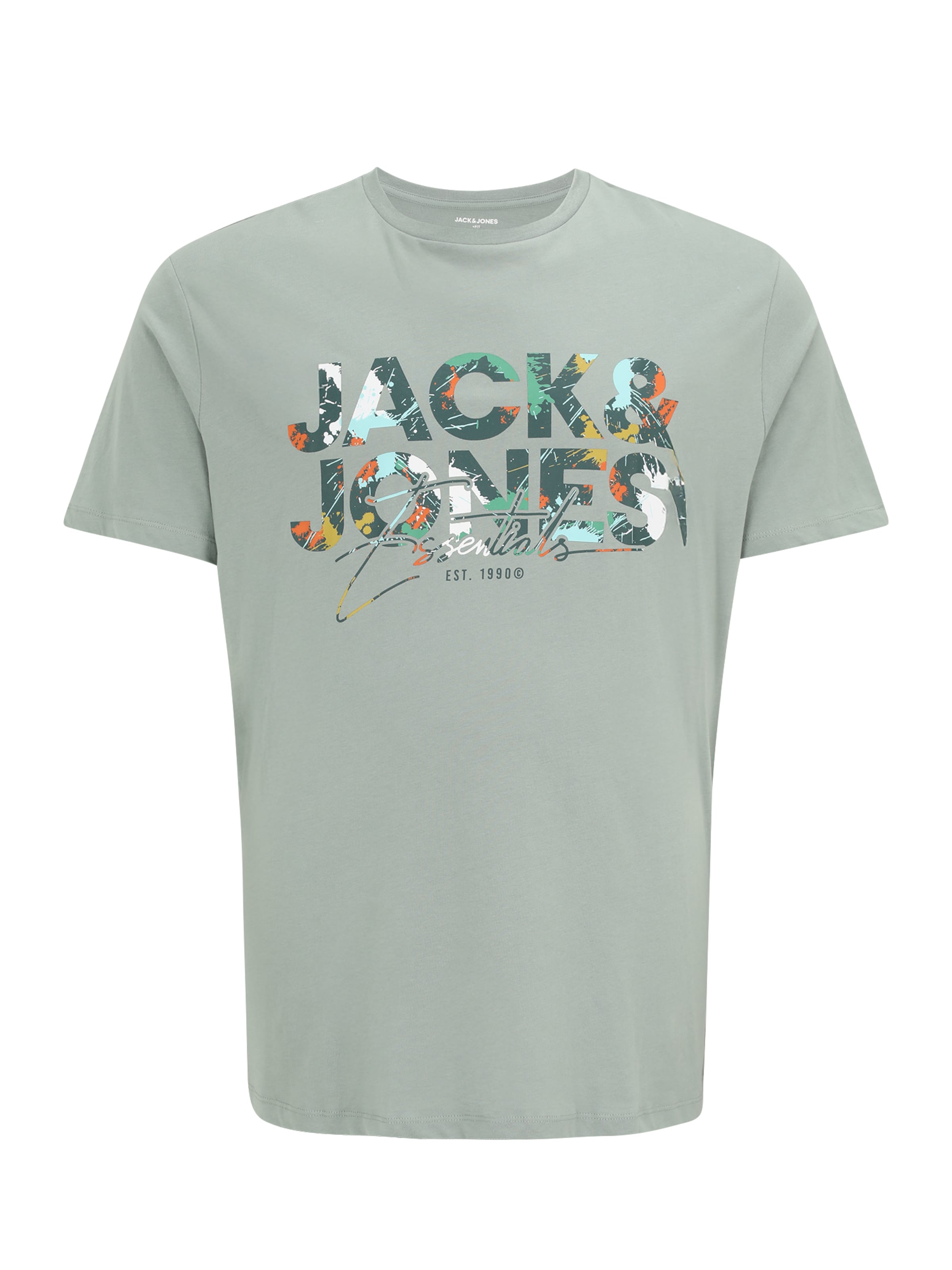 JACK & JONES Shirt 'JJGEPLAS' in Groen: voorkant