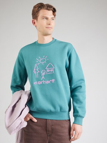 Carhartt WIP Свитшот 'Masterpiece' в Зеленый: спереди