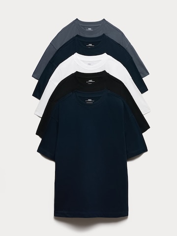 Marks & Spencer Shirt in Blauw: voorkant