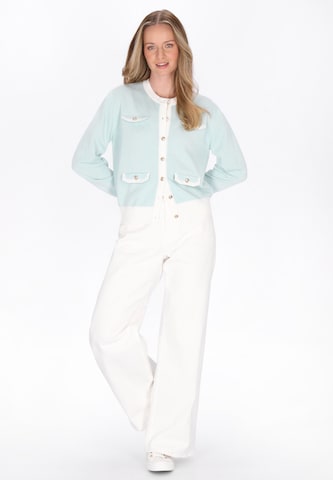 Cardigan DreiMaster Maritim en bleu