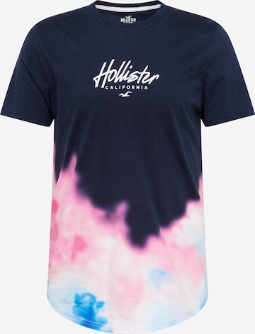 T-Shirt HOLLISTER en bleu : devant