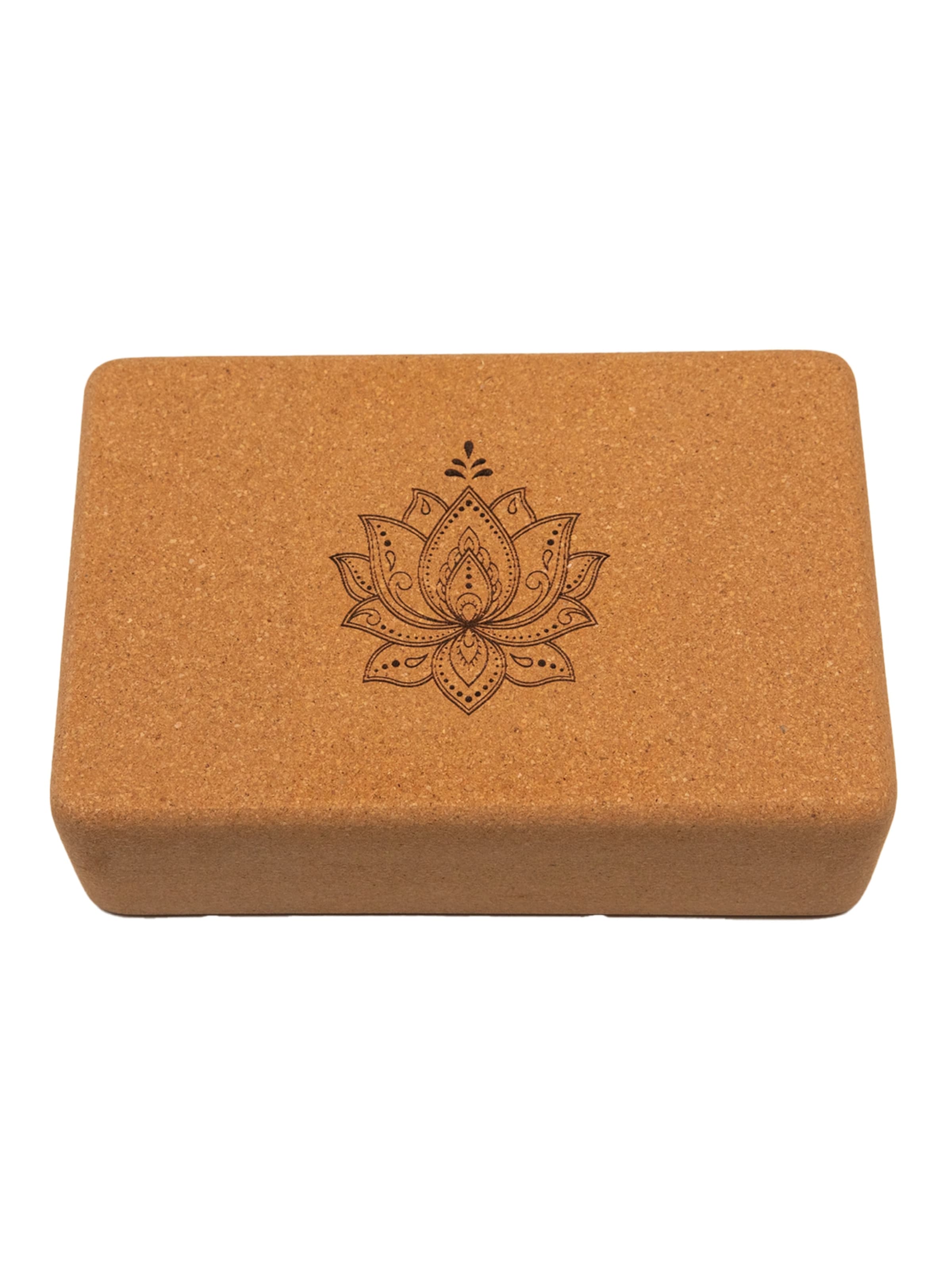 Divasya Yoga Block 'Yoga Block 2er Set Lotus'‌‌‌‌‌‌‌‌ in Braun