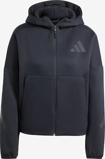 ADIDAS SPORTSWEAR Urheilullinen collegetakki 'Z.N.E.' värissä harmaa / musta, Tuotenäkymä