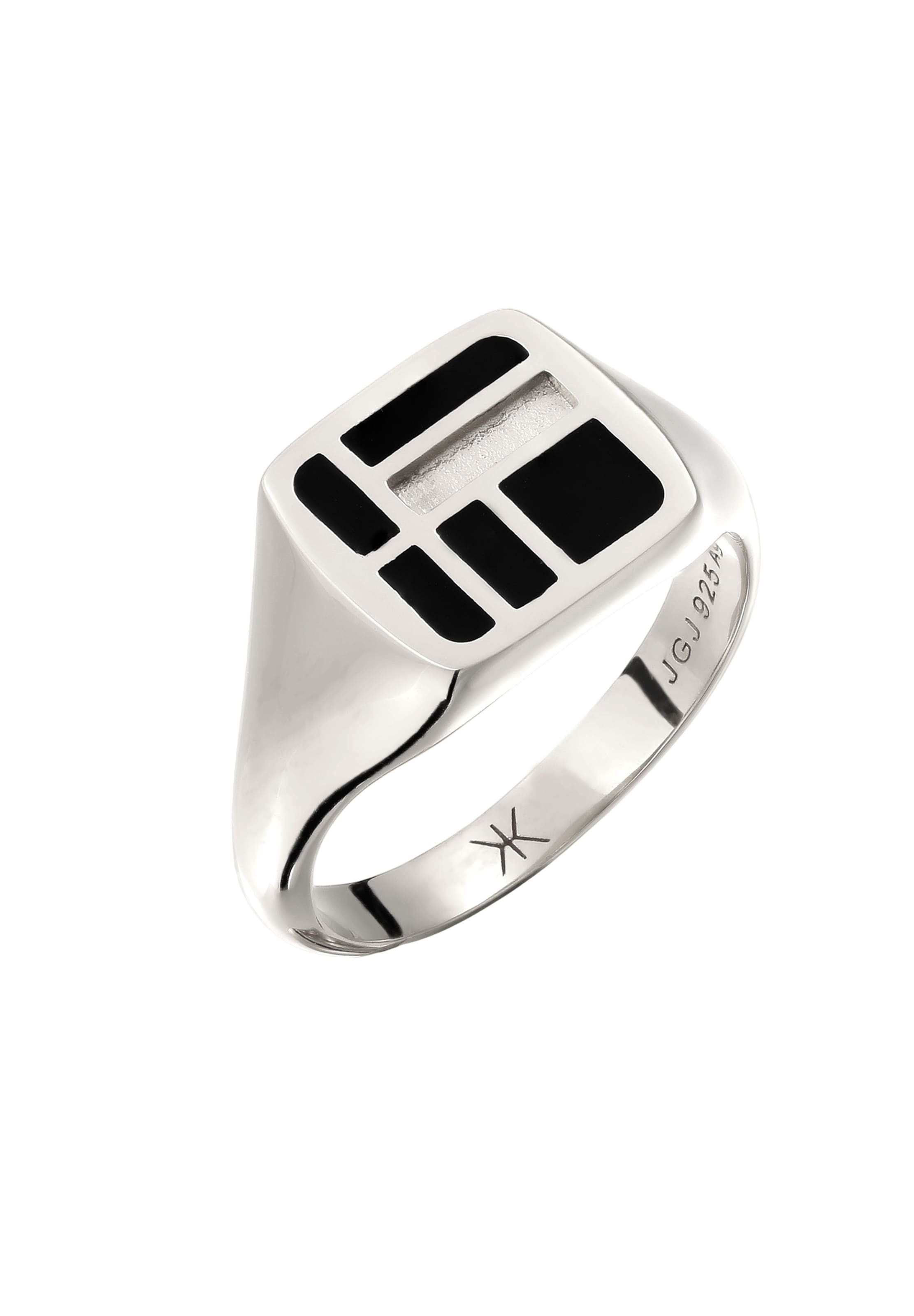 KUZZOI Ring in Silber: Vorderseite