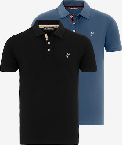 Marškinėliai iš Jacey Quinn, spalva – mėlyna / juoda / balta, Prekių apžvalga