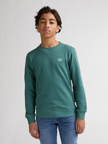 Petrol Industries Sweatshirt in Green: front