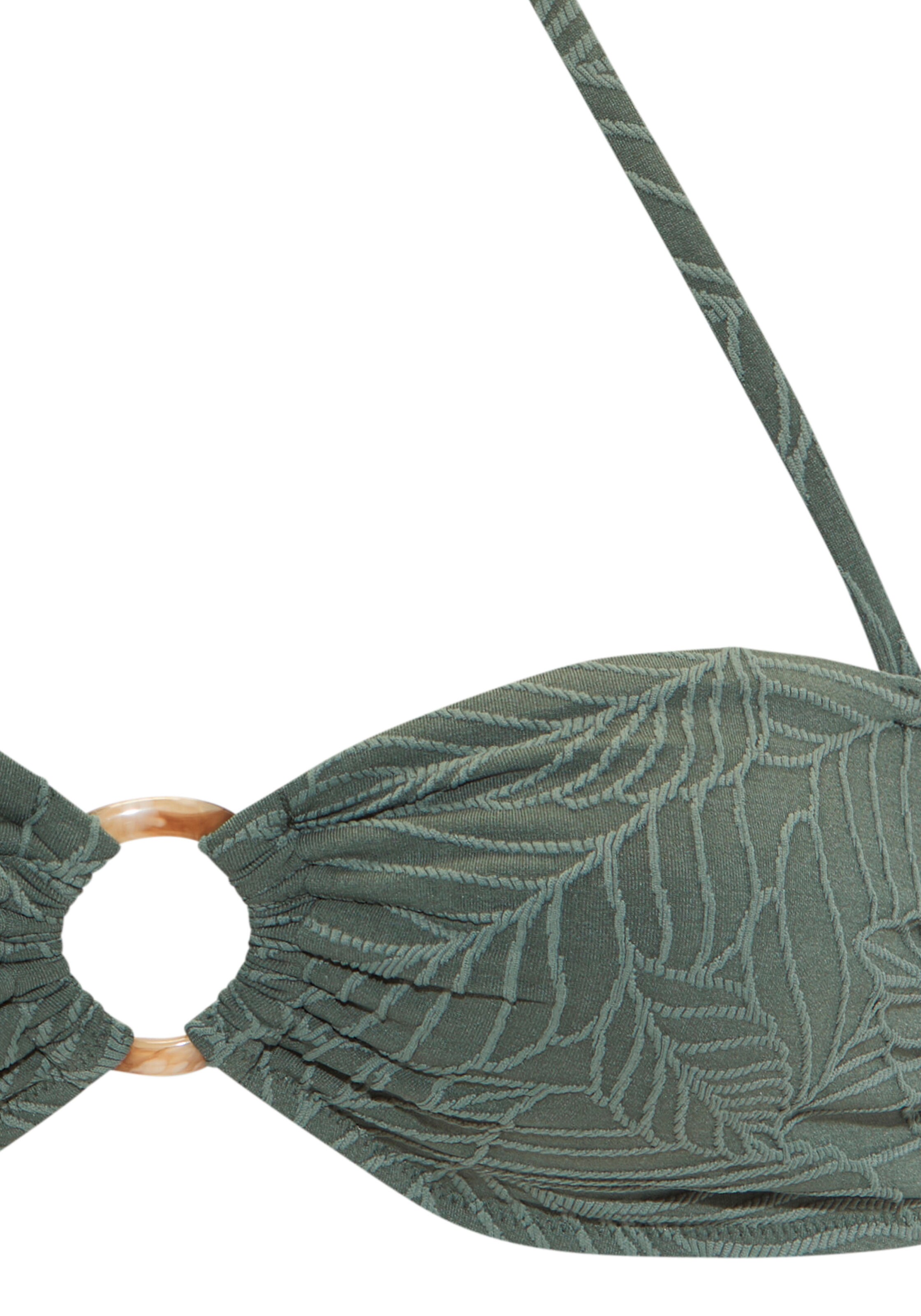 žalia LASCANA Bandeau Bikinio viršutinė dalis