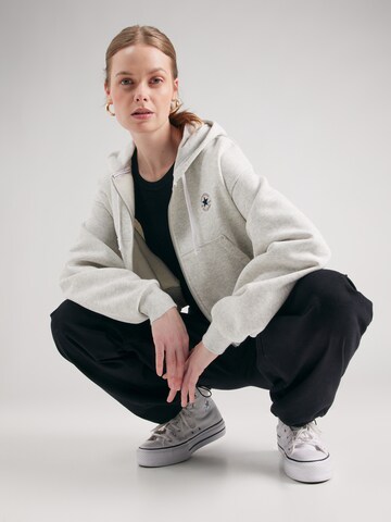 CONVERSE Sweatjacka 'Blooming' i beige