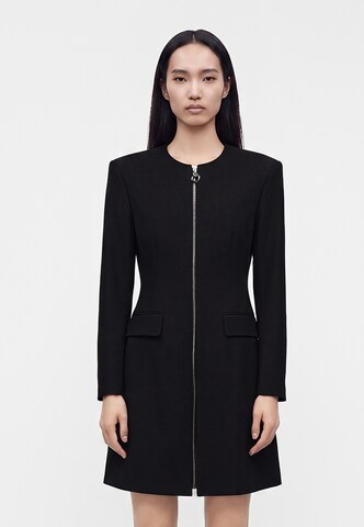 HUGO - Vestido 'Kenju' en negro: frente